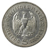German Third Reich 1935A Hindenburg 5 Marks Almost Uncirculated (AU50)