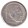 German Third Reich 1936F Hindenburg 5 Marks Extra Fine (EF40)