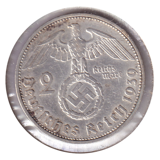 German Third Reich 1939F 2 Marks Extra Fine (EF40)