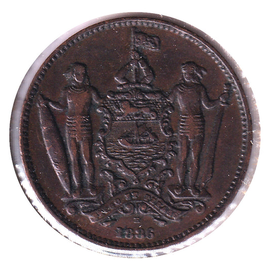 British North Borneo 1886 Cent Extra Fine (EF40) $