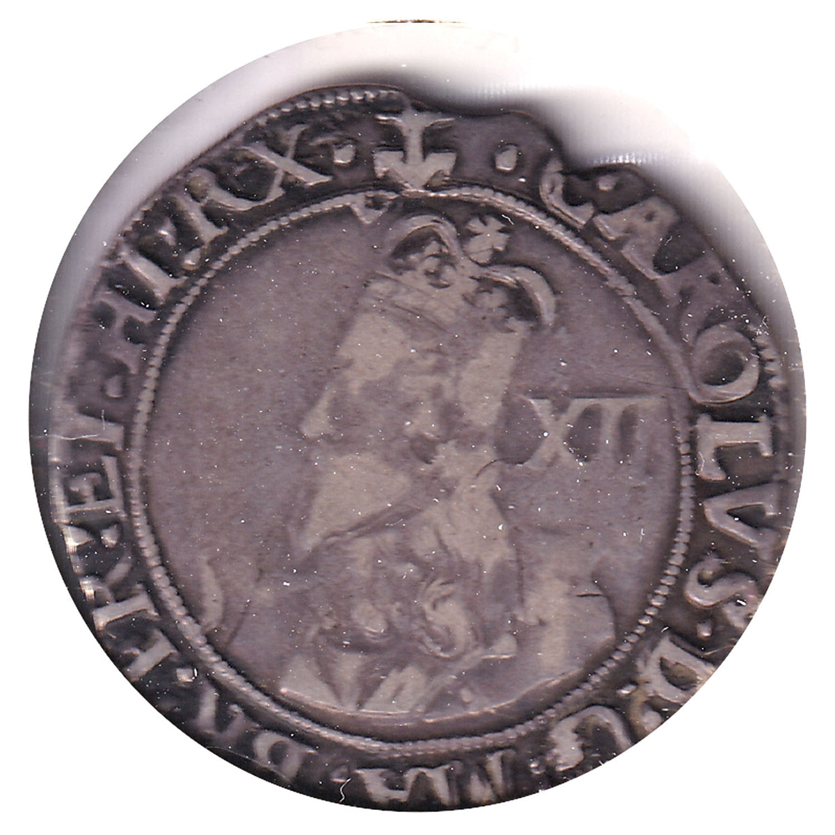 Great Britain 1638-1639 Anchor, Charles I Shilling F-VF (F15) $