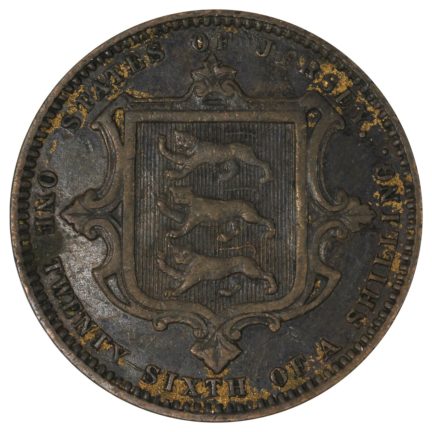 Jersey 1866 1/26 Shilling Extra Fine (EF40)