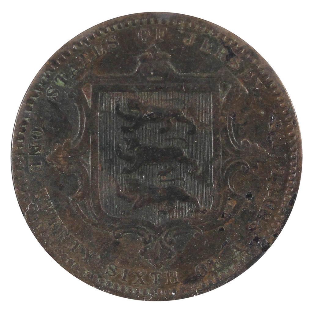 Jersey 1866 1/26 Shilling VF-EF (VF30)
