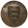 Jersey 1913 1/24 Shilling Almost Uncirculated (AU50)