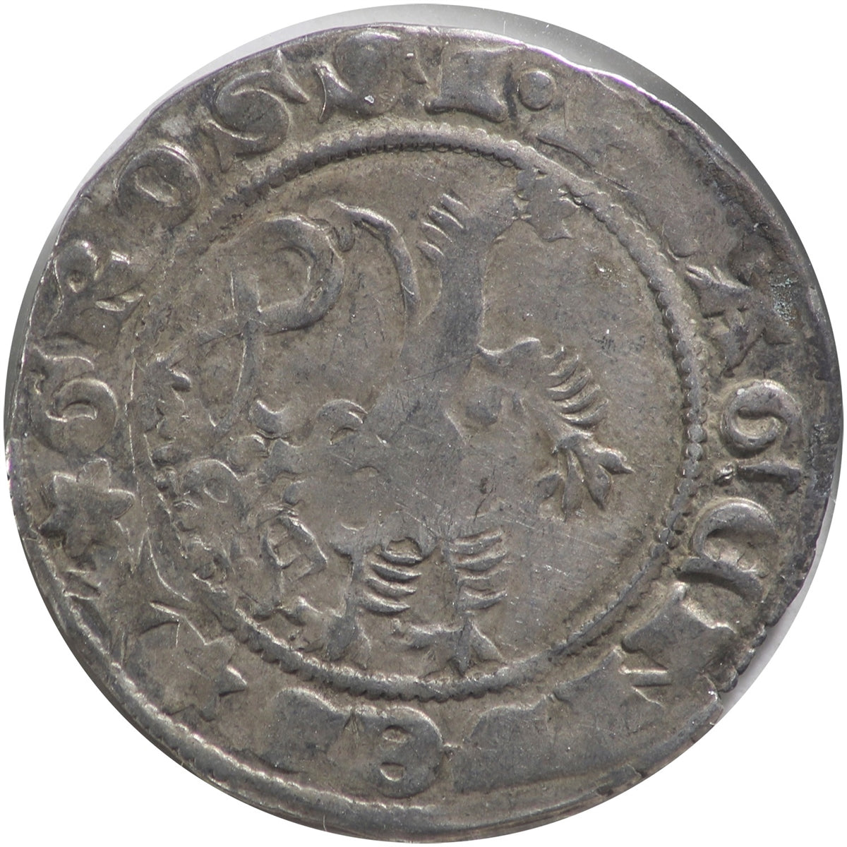 Bohemia 1310-1346 King John The Blind AR Large Cross Very Fine (VF20) $