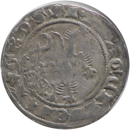 Bohemia 1310-1346 King John The Blind AR Large Cross Very Fine (VF-20) $