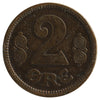 Denmark 1914VBP GJ 2 Ore Extra Fine (EF40)
