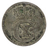 Denmark 1916VBP GJ 25 Ore Extra Fine (EF40)