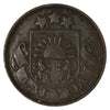 Latvia 1922 1 Santims Extra Fine (EF40)