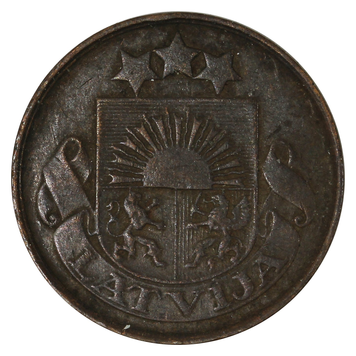 Latvia 1922 1 Santims Extra Fine (EF40)
