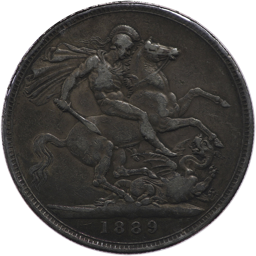 Great Britain 1889 Crown VF-EF (VF30) $