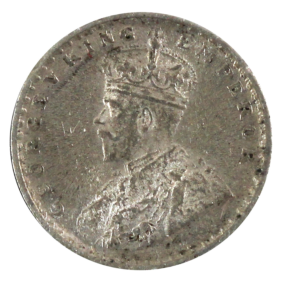 India 1914 2 Annas Extra Fine (EF40)