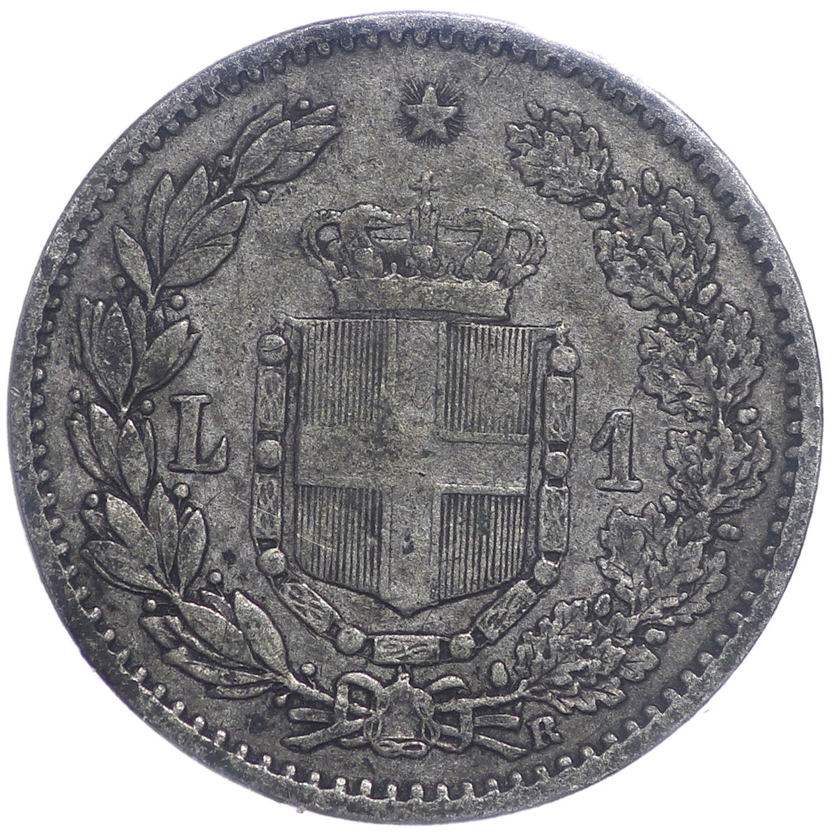 Italy 1884R Lira Very Fine (VF20)