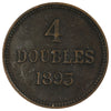 Guernsey 1893H 4 Doubles Extra Fine (EF40)