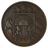 Latvia 1922 Mint Name 5 Santimi Extra Fine (EF40)