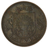 Latvia 1922 Mint Name 5 Santimi Very Fine (VF20)