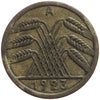 German Weimar Republic 1923A 5 Pfennig Extra Fine (EF40)