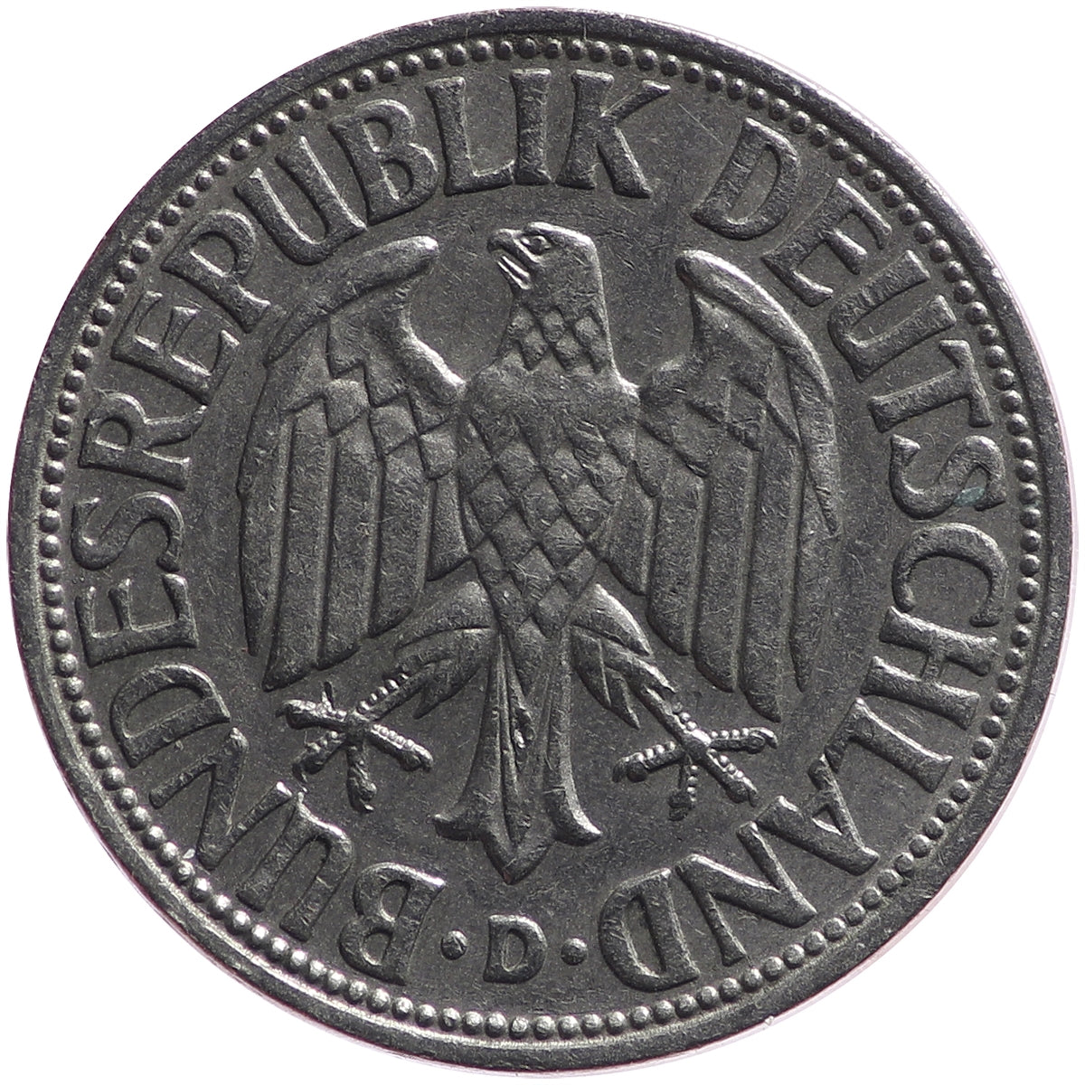 Germany 1964D Mark Extra Fine (EF40)
