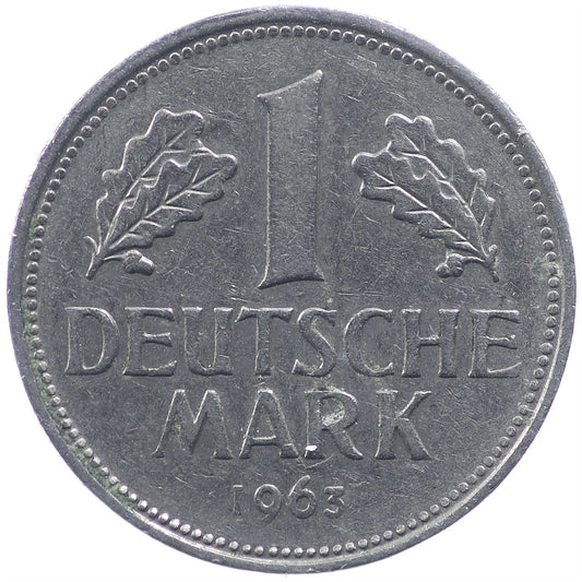Germany 1963J Mark Almost Uncirculated (AU50) $