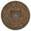 Latvia 1939 2 Santimi Extra Fine (EF40)