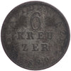 German States 1820 Hesse-Darmstadt 6 Krenzer VG-F (VG10)