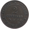 France 1886A 2 Centimes Extra Fine (EF40)