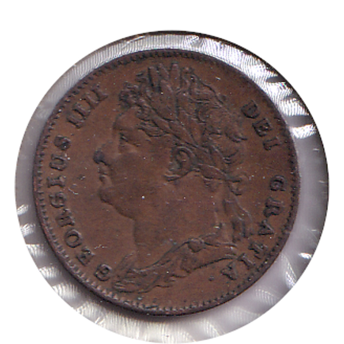 Great Britain 1825 Farthing VF-EF (VF30) $