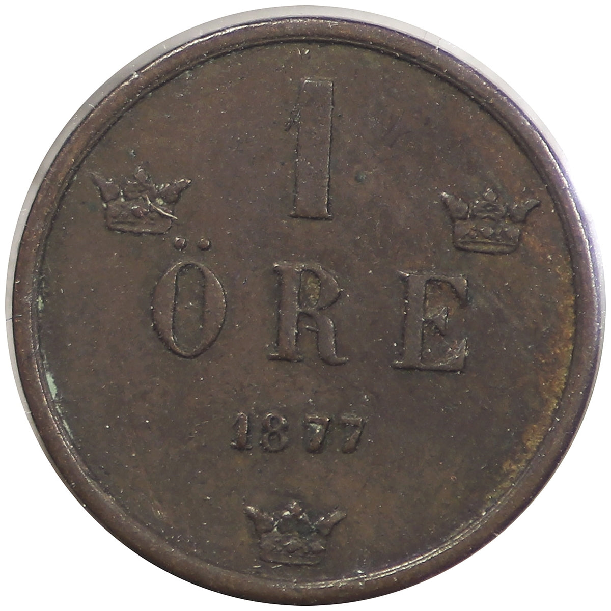 Sweden 1877 Ore Very Fine (VF20)