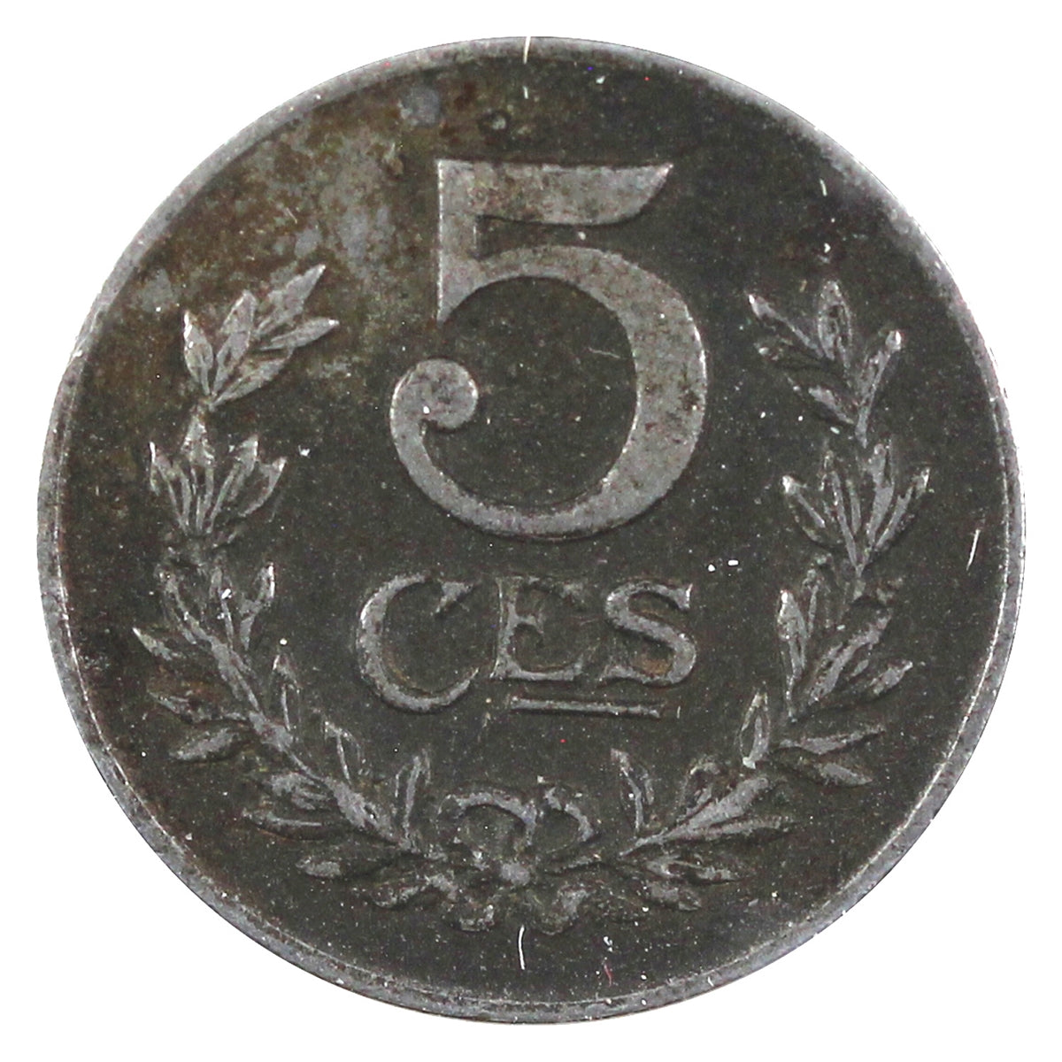 Luxembourg 1921 5 Centimes Extra Fine (EF40)