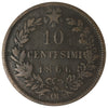 Italy 1866OM 10 Centesimi Very Fine (VF20)