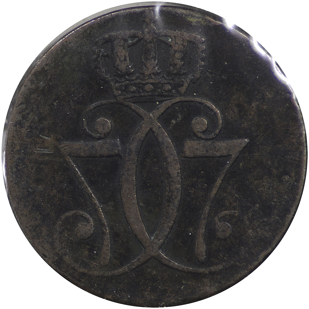 Denmark 1771 Skilling F-VF (F15)