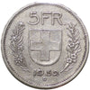 Switzerland 1952B 5 Francs Extra Fine (EF40) $
