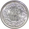 Switzerland 1963B 1/2 Franc Brilliant Uncirculated (MS63)