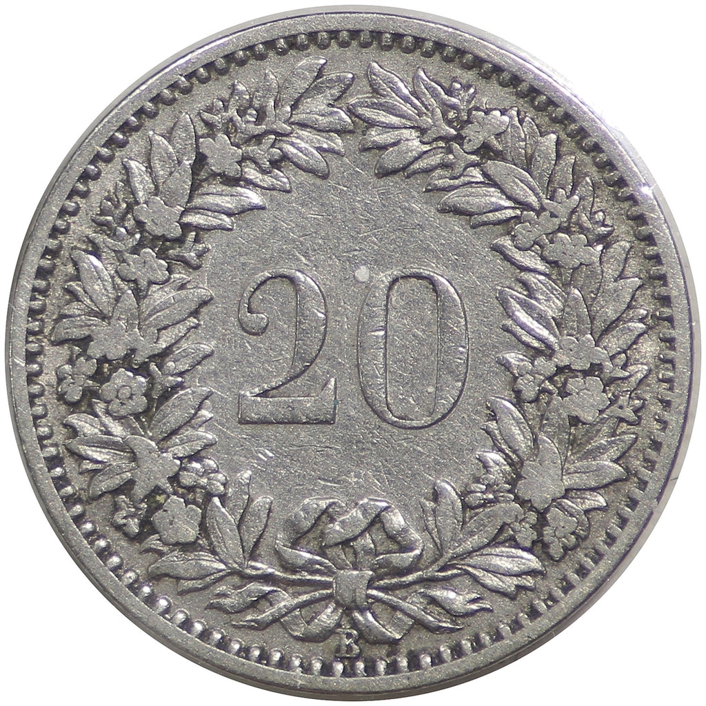 Switzerland 1894B 20 Rappen Extra Fine (VF20)