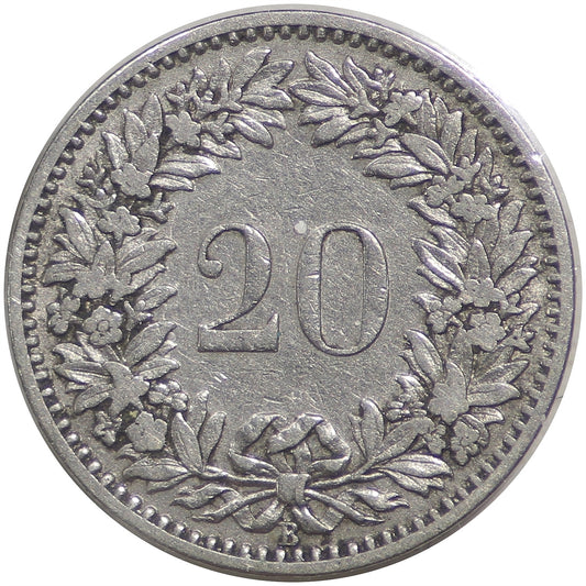 Switzerland 1894B 20 Rappen Extra Fine (VF20)