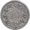Switzerland 1883B 20 Rappen VF-EF (VF30)