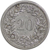 Switzerland 1884B 20 Rappen VF-EF (VF30)