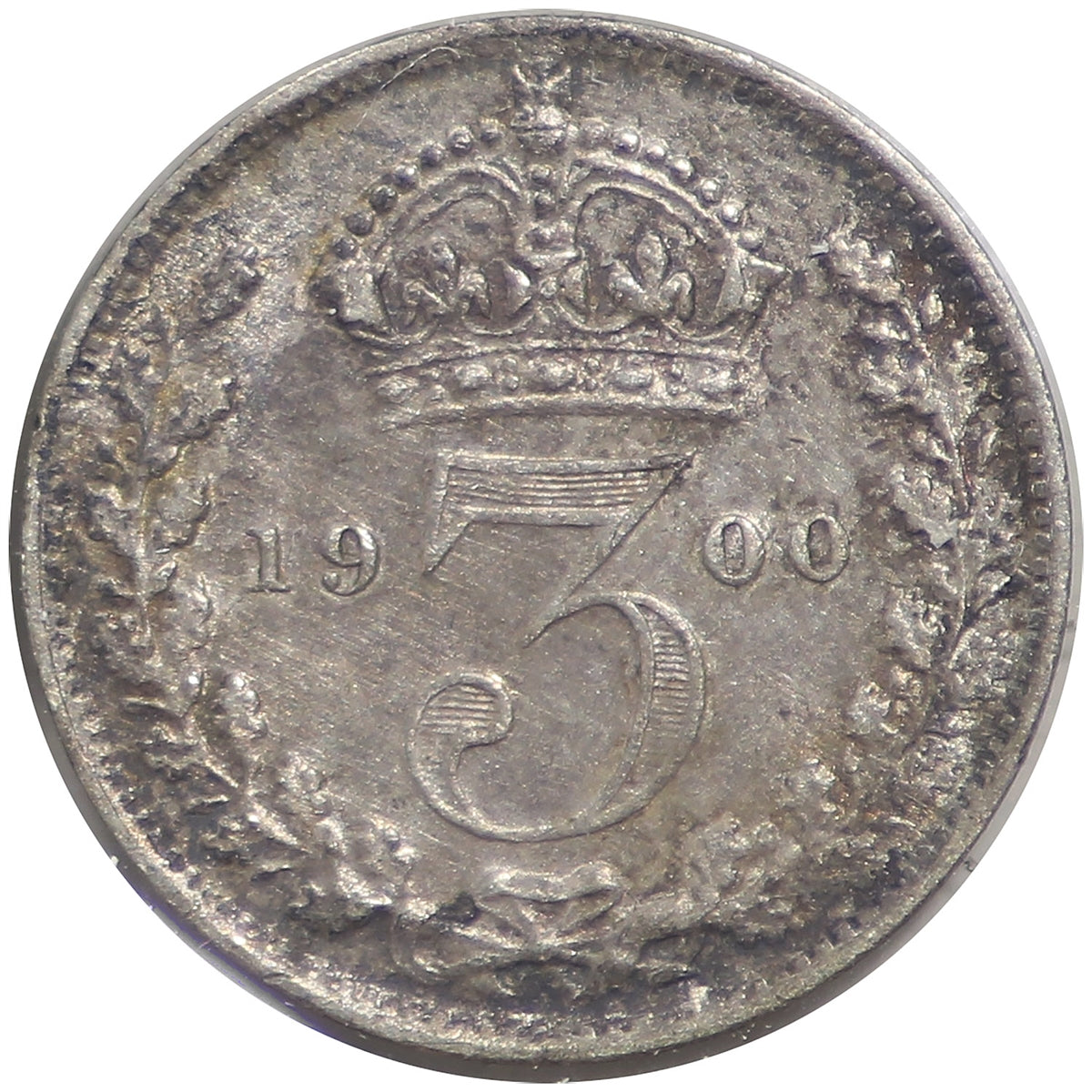 Great Britain 1900 3 Pence Extra Fine (EF40)