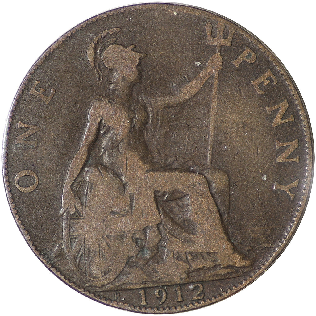 Great Britain 1912H Penny F-VF (F15)