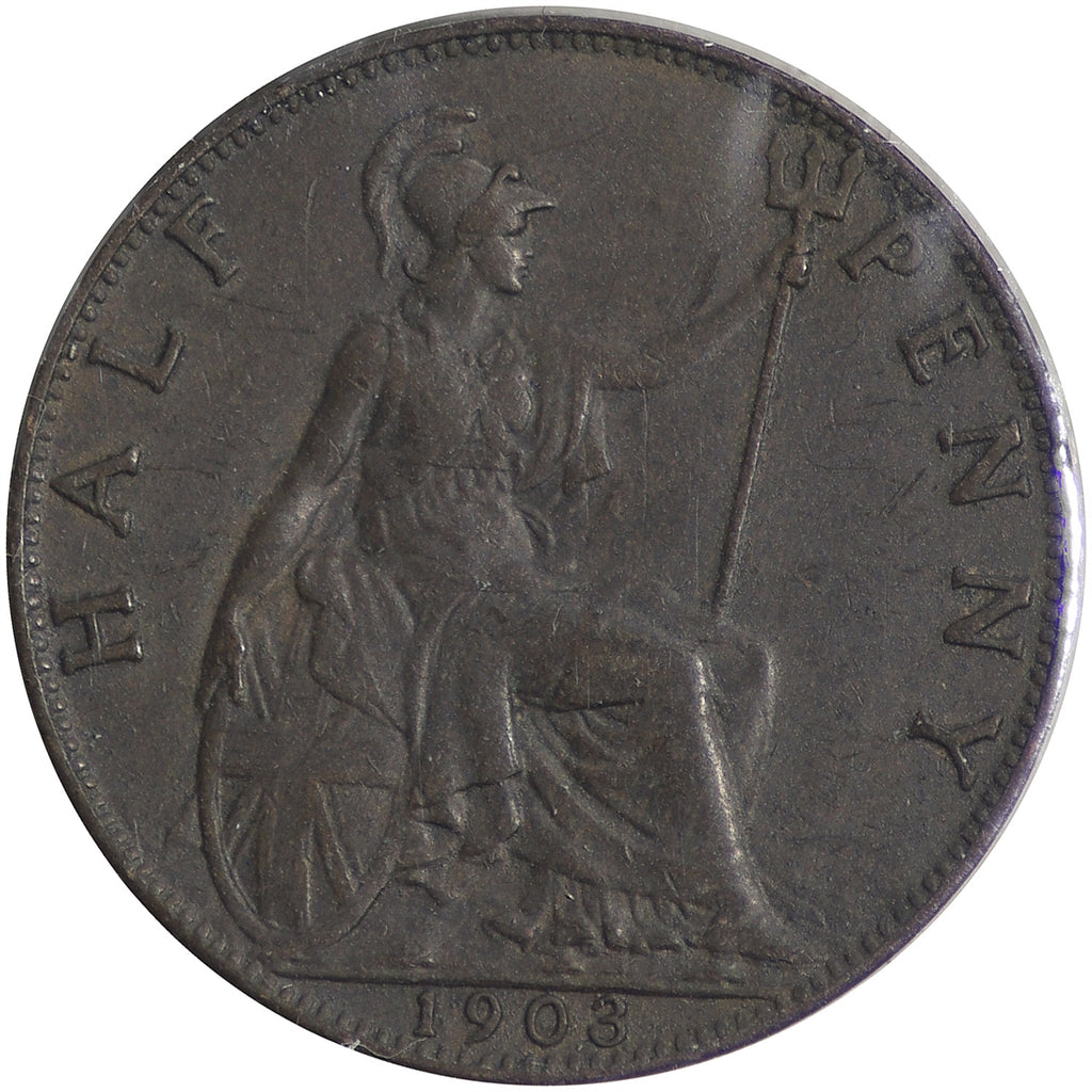 Great Britain 1903 1/2 Penny Extra Fine (EF40)