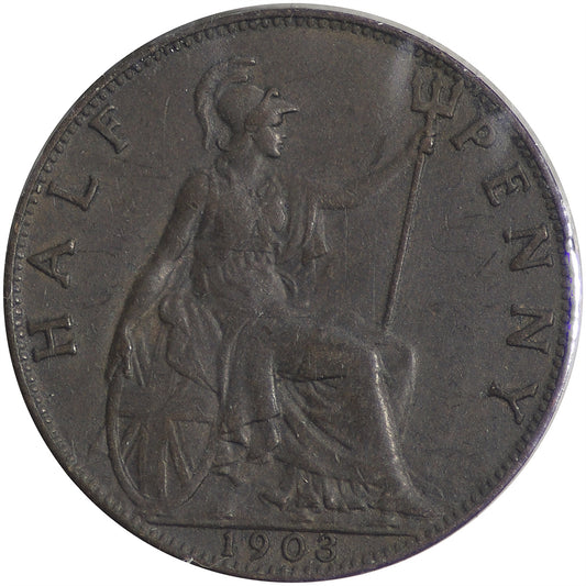 Great Britain 1903 1/2 Penny Extra Fine (EF40)