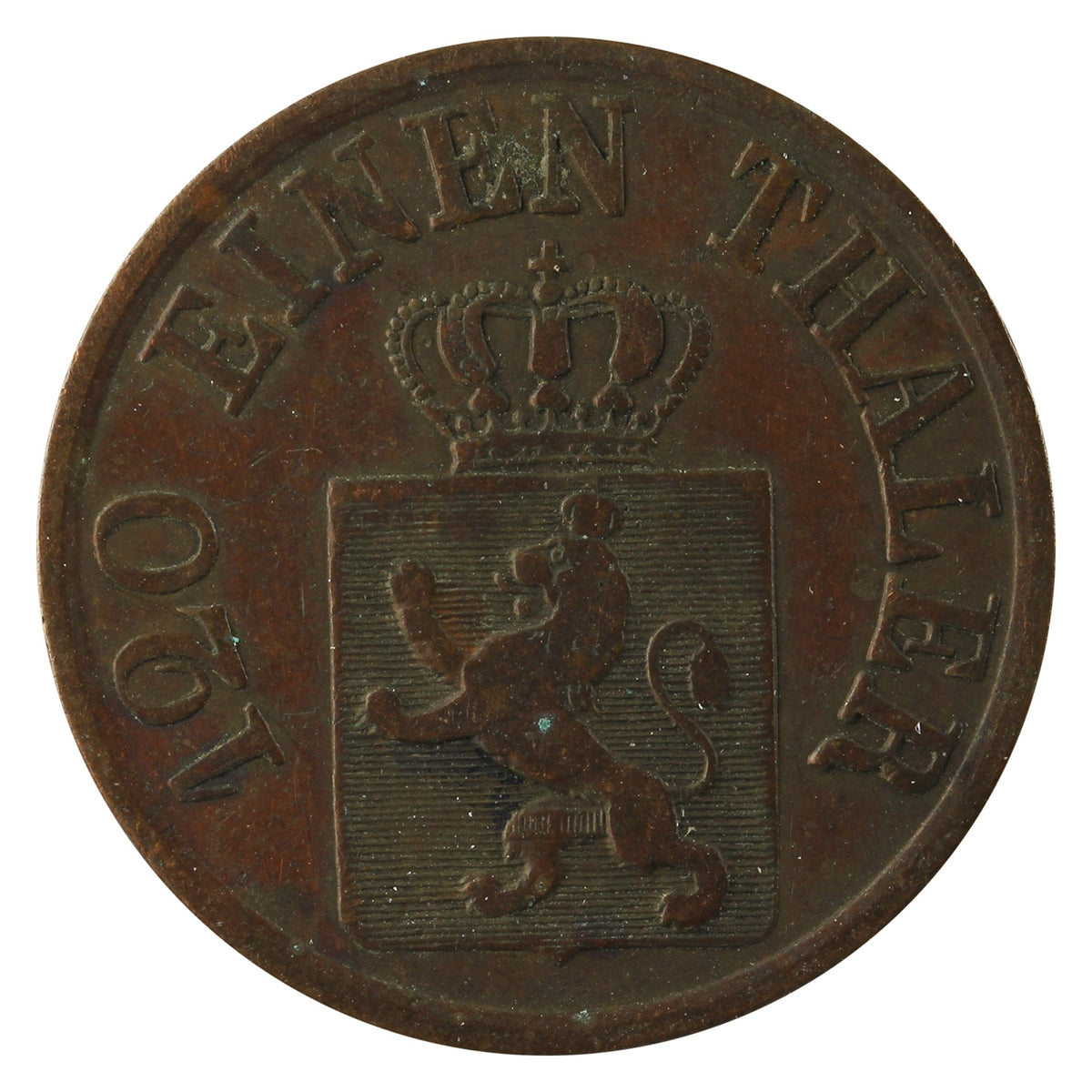 German States 1863 Hesse 3 Heller Extra Fine (EF40)