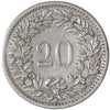 Switzerland 1897B 20 Rappen VF-EF (VF30)