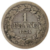 Belgium 1834 Franc Fine (F12)