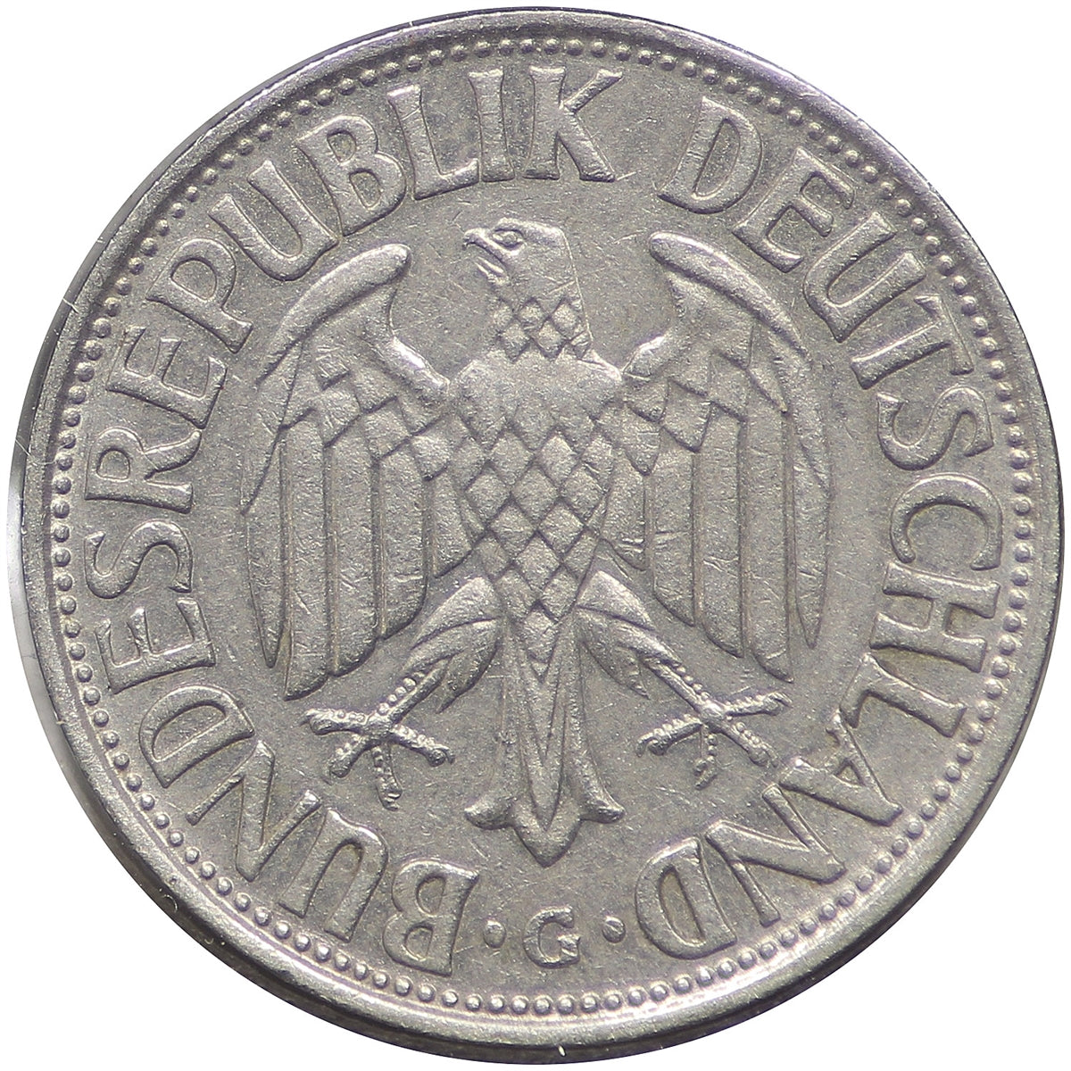 Germany 1956G Mark Extra Fine (EF40)