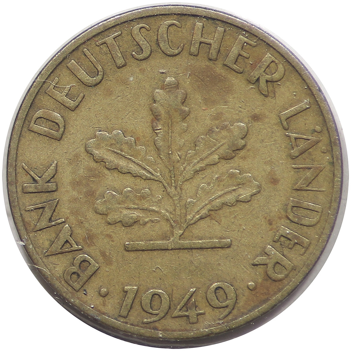 Germany 1949F 10 Pfennig Extra Fine (EF40)