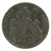 Belgium 1845 Centime VF-EF (VF-30)
