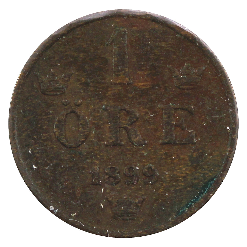 Sweden 1899 Ore Almost Uncirculated (AU50)