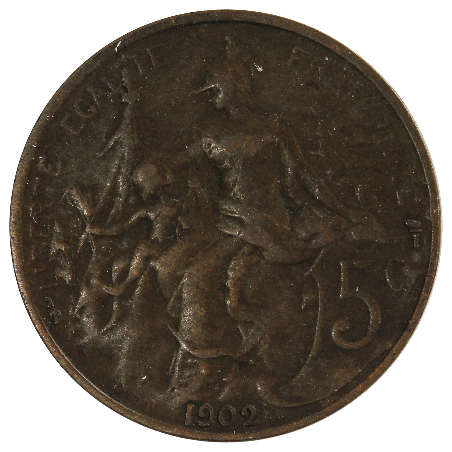 France 1902 5 Centimes VF-EF (VF30)