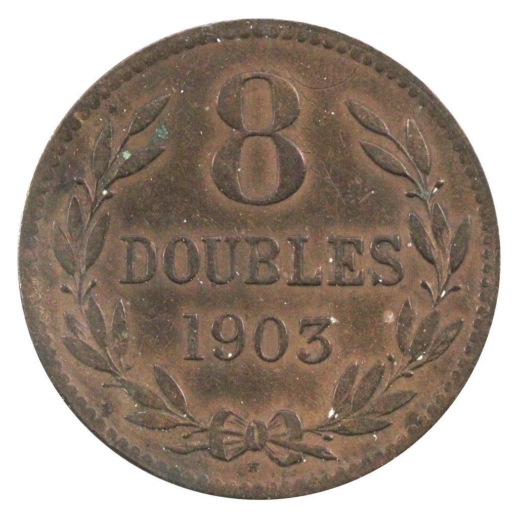Guernsey 1903H 8 Doubles Extra Fine (EF40)
